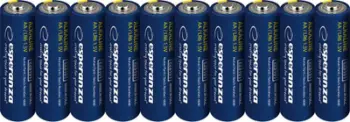 Bateri alkaline AA Esperanza, 1.5V, paketim 10 copë