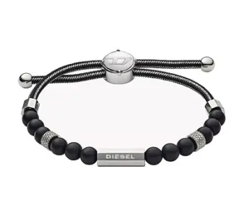 Byzylyk tekstili me perla agate DX1151040 Diesel