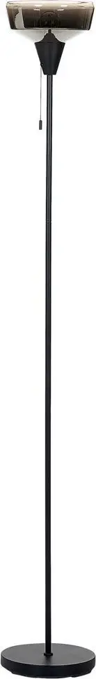 Llambë dyshemeje Beliani Talparo, metal, 175 cm, e zezë