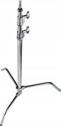 Stativ studio Avenger C-Stand Turtle Base 20, 1.6 m, çelik, argjend