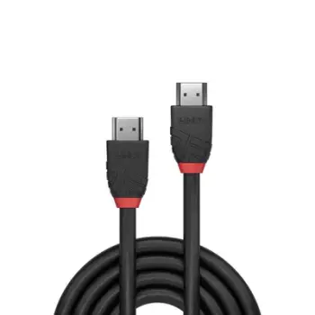 Kabllo HDMI Lindy Black Line, 3m, 4K, i zi
