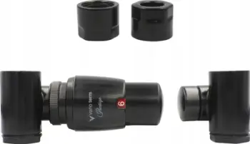 Set radiator Varioterm Integra Left IGS0224CFK/L, instalim majtas, black matt, i zi mat