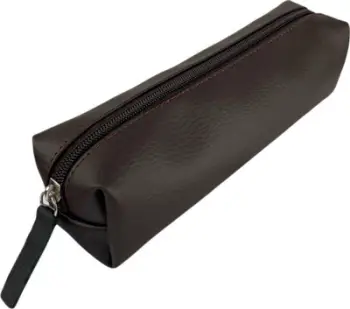 Penar Bee-bee Rectangular, eko lëkurë, i madh, çokollatë e errët