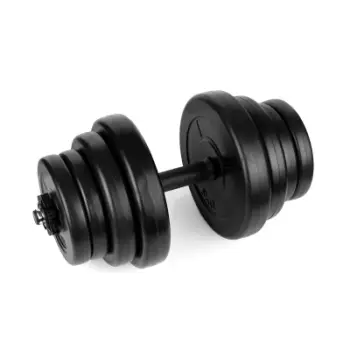 Set hantellash Spokey Burden 921037, 20kg, me peshë të rregullueshme, i zi