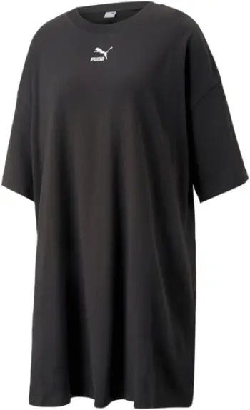 Fustan T shirt PUMA Classics Tee Dress, pambuk, i zi
