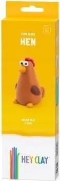 Set modelimi Hey Clay Hen, argjilë shumëngjyrëshe, për fëmijë