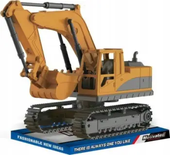 Lodër eskavator me zinxhirë Gazelo, 15x30cm, plastikë, shumëngjyrëshe