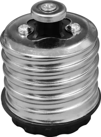 Adapter për llambë V-tac, konvertues E40 në E27, i zi
