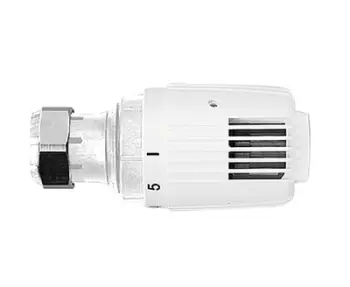Kokë termostatike Herz Fig.7260 1726098, filetë M30 x 1.5, për radiator, e bardhë