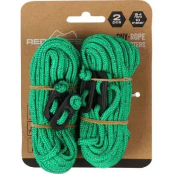 Litar tendë Redcliffs Guy Rope, 4mm 10m, set 2 copë, jeshil