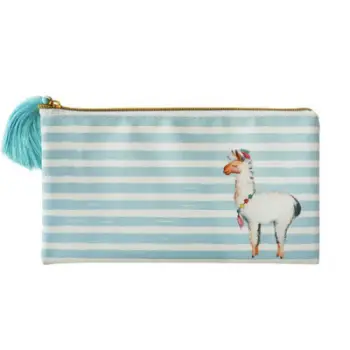Penar Incood Pencil Case, me zinxhir, vija blu me llamë, blu