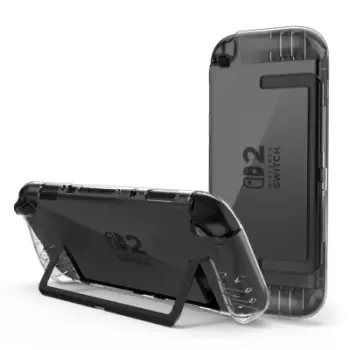 Mbrojtëse konzole Tech-Protect FlexAir Nintendo Switch 2, TPU fleksibël, transparente, e kthjellët