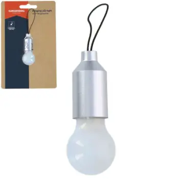 Dritë udhëtimi LED Grundig, me varëse, argjendi