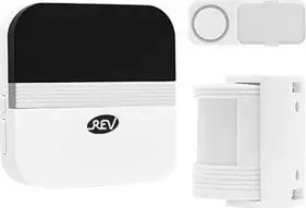 Zile dere wireless REV Orchestra Link2Home, set me buton, 433MHz, e bardhë