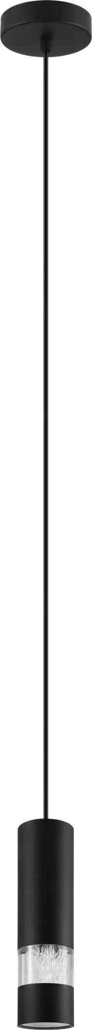 Llambadar varës Eglo Bernabeta, 1xGU10, trup tubular, i zi