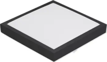Plafonierë tavani LED Solen, 18W, 4000K, kornizë e zezë