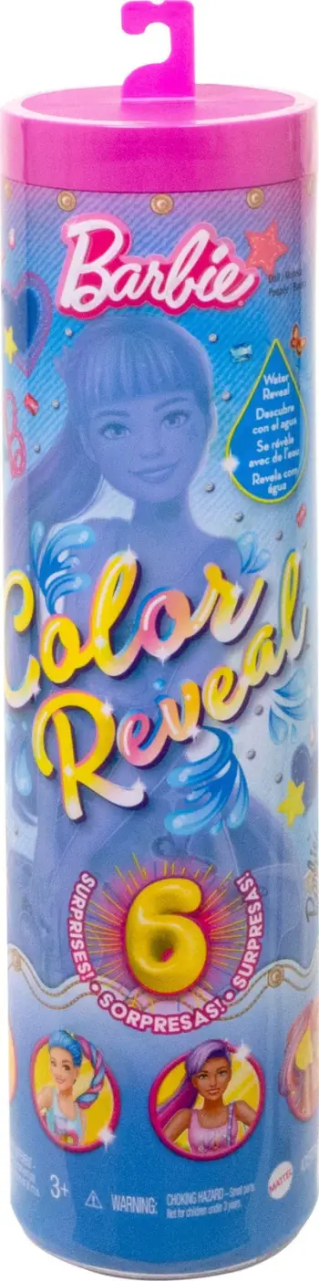 Kukull Barbie Color Reveal HNX04, seri Totally Denim, 3 vjeç+, shumëngjyrëshe