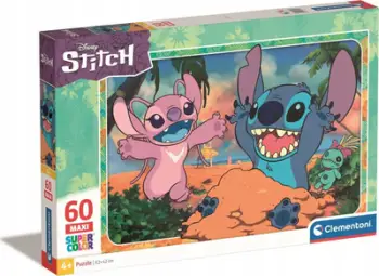 Puzzle Clementoni XXL Pieces Stitch, 60 copë, shumëngjyrësh