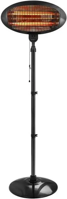 Ngrohës tarrace Emerio PH-121951, 2000W, 3 nivele ngrohjeje, i zi