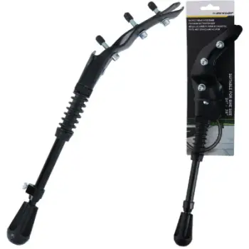 Këmbe mbajtëse biçiklete Dunlop, e pasme, 24"-28", e zezë