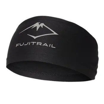 Shirit për kokë Asics Fujitrail, për vrapim, i zi