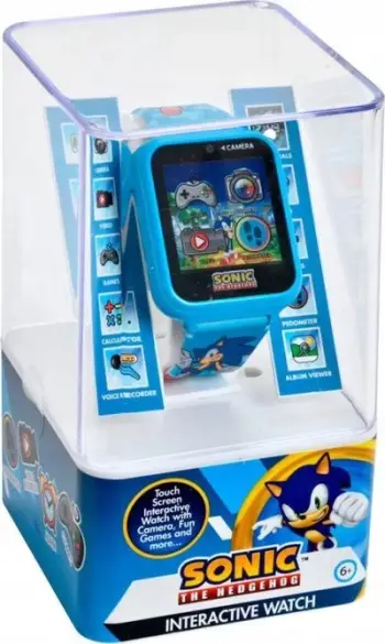 Smartwatch për fëmijë Euroswan Sonic SNC4055, 10 funksione, kamerë, blu