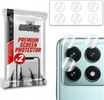 Xham mbrojtës kamere Grizz për Xiaomi Redmi K70E, hibrid, transparent