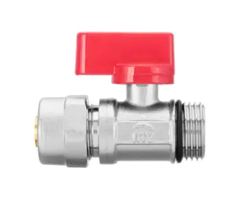 Valvul sferike MINI Invena ZK-57-C15, G½", lidhje PEX 16mm, metalike