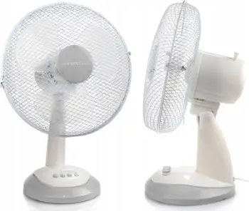 Ventilator tavoline TZS First Austria Wind Machine, 40W, 30cm, i bardhë
