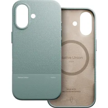 Mbrojtëse telefoni Native Union ReClassic për iPhone 17, MagSafe, jeshile