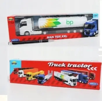 Kamion lodër Welly MAN TGX Oil Tanker, shkalla 1:64, shumëngjyrësh