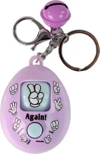 Varëse çelësash Leantoys Keychain Game, lojë gur letër gërshërë, elektronike, vjollcë