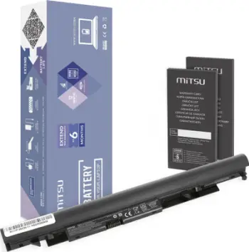 Bateri laptopi Mitsu HP JC03 JC04, për HP 240 250 255 258 G6, litium, e zezë