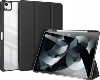 Mbulesë tablet DUX DUCIS Magi Series për iPad Air 13 M2, funksion sleep wake, me mbajtëse stylus, e zezë