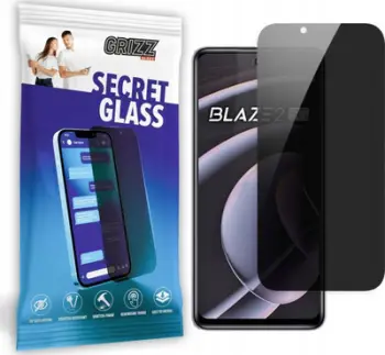 Xham mbrojtës Grizz SecretGlass për Lava Blaze 2 5G, hibrid, me privatësi, mat
