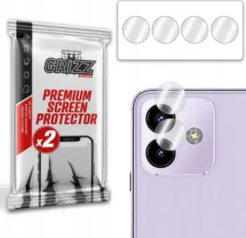 Mbrojtës kamere Grizz HybridGlass për Cubot Note 40, set 2 copë, transparent