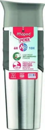 Termus Maped Picnik Concept Adult, 320ml, çelik inoks, gri