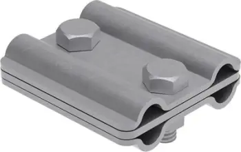 Lidhës universal 3 pjesësh për përcjellës 6 8mm, galvanizuar