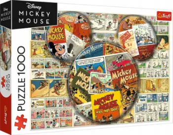 Puzzle Trefl Comic Mickey Mouse, 1000 pjesë, për të rritur, shumëngjyrësh