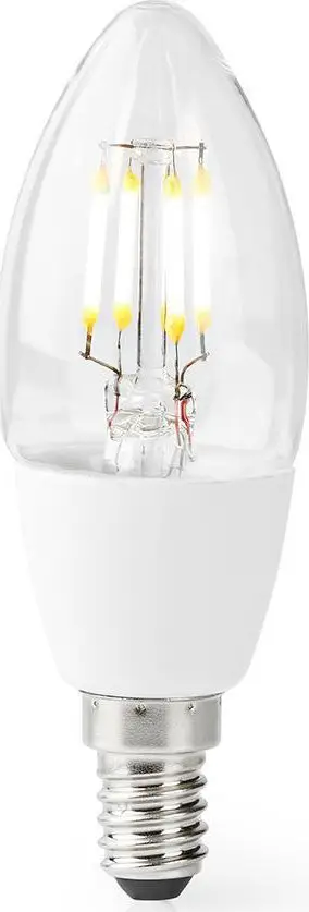 Llambë LED Nedis SmartLife Filament E14, 5W, 400 lm, dritë e ngrohtë 2700K