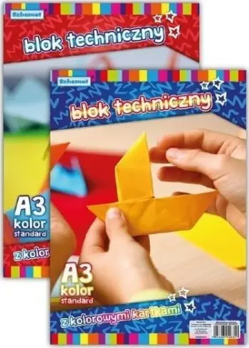Bllok teknik InSpiria A3, letër me ngjyra 160g, 10 fletë