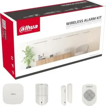 Set alarmi wireless Dahua, 4G, frekuencë 868MHz, i bardhë
