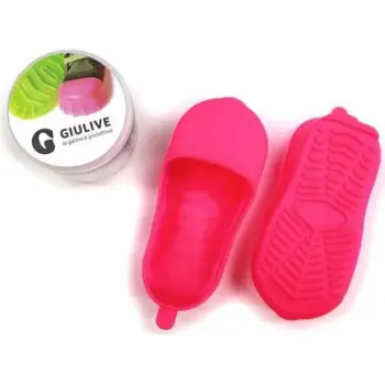 Galoshe silikoni Giulive Beret, për fëmijë, fluorescente, rozë