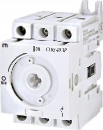 Çelës shkëputës Hager CLBS40, 3P, 40A, gri