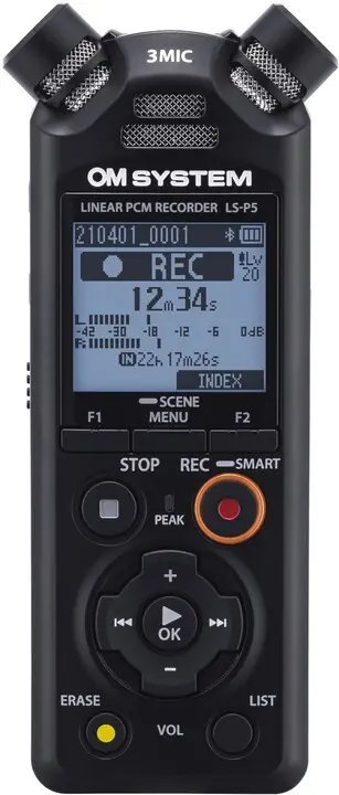 Diktafon Olympus LS-P5, i zi