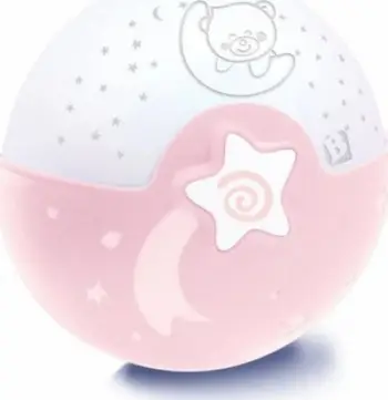 Projektor 2 në 1 për krevat bebe Infantino 4908N, me sensor të qarjes, rozë