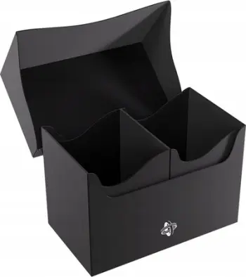 Kuti letrash Gamegenic Double Deck Holder 200+ XL, për 2 deck, e zezë