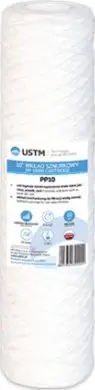 Patronë filtri uji Ustm PP50M, 50 mikron, polipropilen, e bardhë