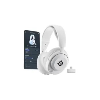 Kufje gaming SteelSeries Arctis Nova 5 Wireless, pa kabllo, Bluetooth, të bardha