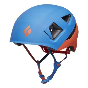 Helmetë ngjitjeje për fëmijë Black Diamond Capitan, ABS, ventilim, blu